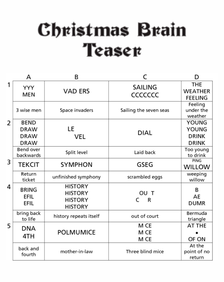 10 Best Printable Puzzles Brain Teasers Printablee Printable Logic 10 Best Printable Puzzles Brain Teasers Printablee Printable Logic