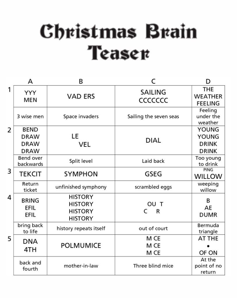 10 Best Printable Puzzles Brain Teasers Printablee | Printable Logic ...