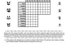 6th Grade Math Puzzles Worksheets Math Logic Puzzle Worksheets 17