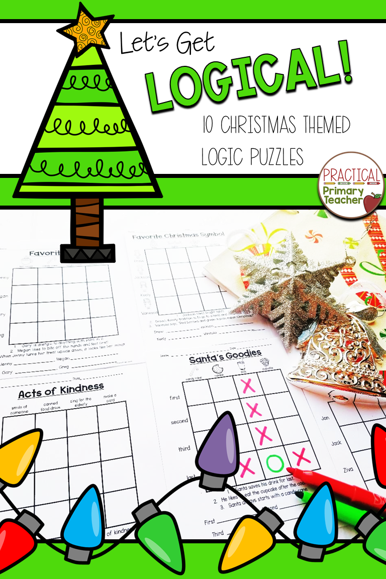 Christmas Logic Puzzles Printable Printable Logic Puzzles