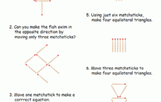 Difficult Matchstick Puzzles Logic Puzzles Brain Teasers Printable