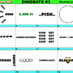Dingbats Quiz 3 Find The Answers To Over 710 Dingbats Words Up Games