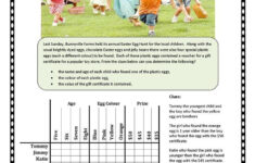 Easter Egg Hunt Logic Puzzle Worksheet Free ESL Printable Worksheets