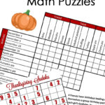 Free Thanksgiving Math Logic Puzzles Free Homeschool Deals