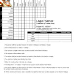 Printable Logic Grid Puzzle Worksheets Bing Maths Puzzles Math
