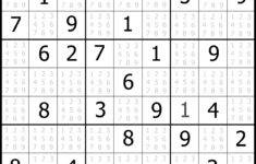 Printable Sudoku Puzzles Easy 1 Printable Crossword Puzzles