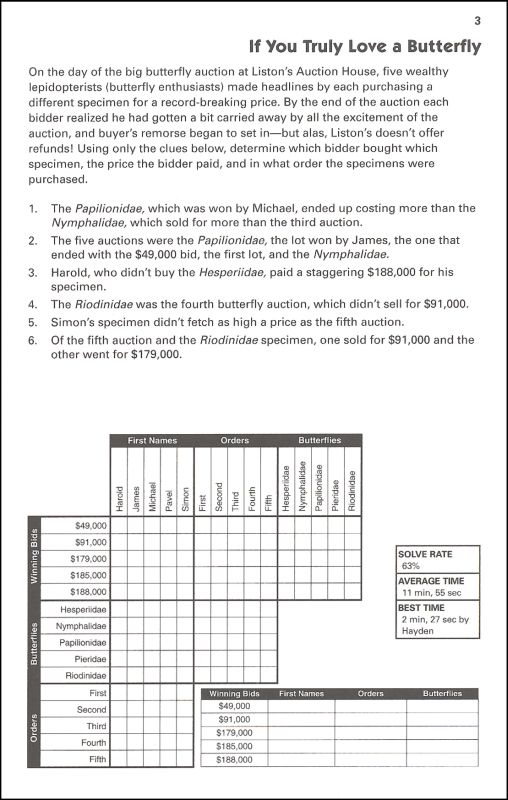 Puzzle Baron s Logic Puzzles Volume 1 Alpha Books 9781615640324