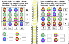 Spring Easter Shape Logic Puzzles Logic Puzzles Shapes Easter