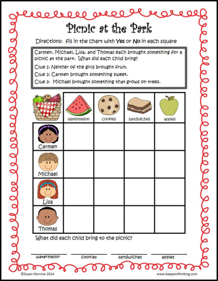 Spring Matrix Logic Puzzles Gr 1 3 Math Logic Puzzles Logic Puzzles