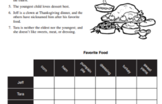 Thanksgiving Logic Puzzles Center For Academic Program Support