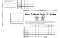 Winter Logic Puzzles Mrs Thompson s Treasures