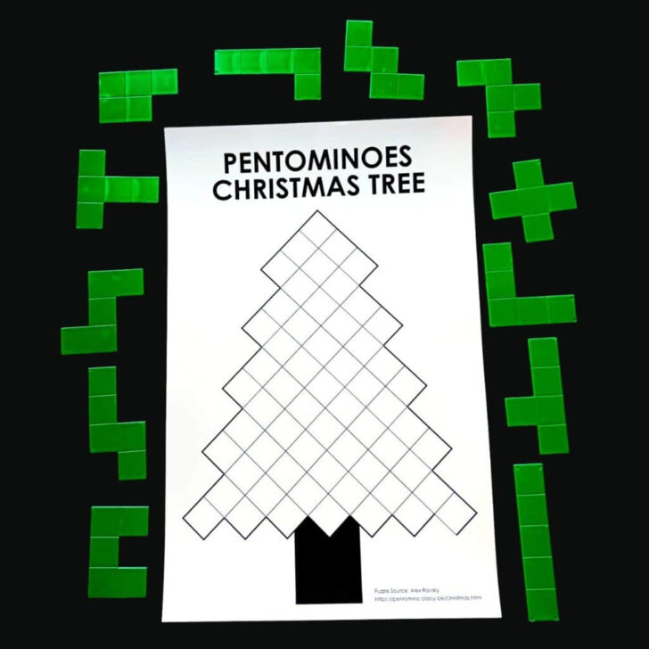 Chemistry Christmas Tree Logic Puzzles