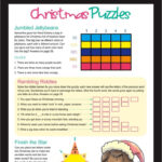 Christmas Brain Teasers Printable In Free Christmas Logic Puzzles With Answers