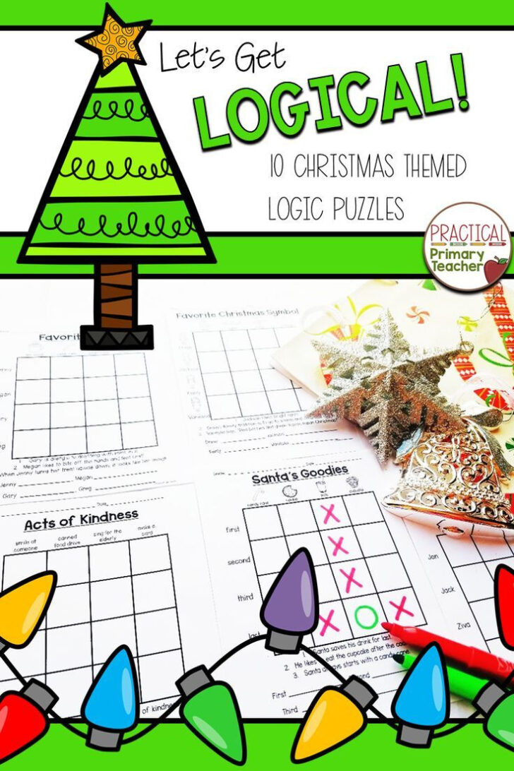 Christmas Logic Puzzles 2nd Grade