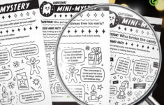 Christmas Logic Puzzles For Kids (Magical Mini-Mysteries!) | Teach with Christmas Logic Puzzles Tes