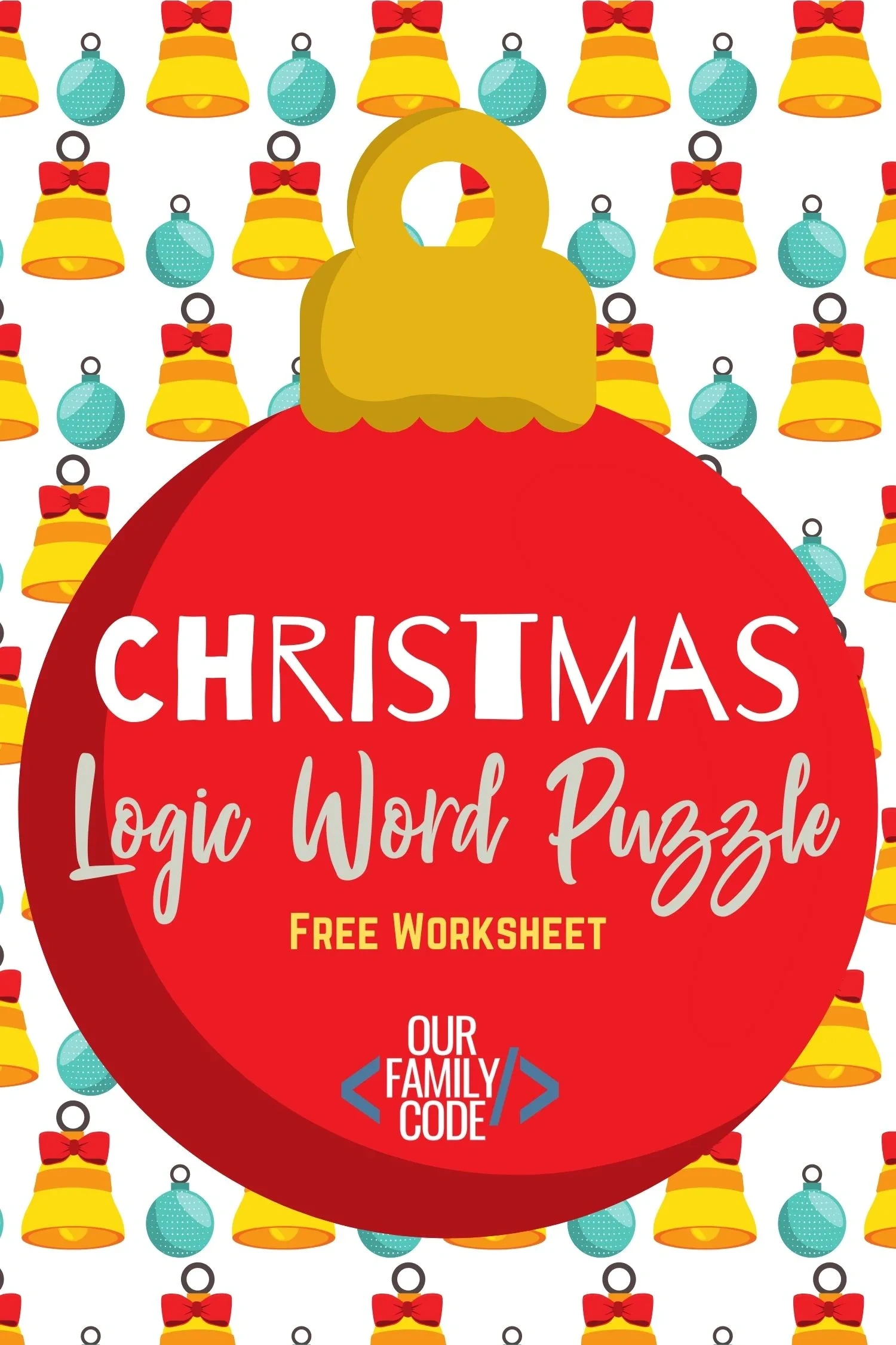 Christmas Logic Word Puzzle For Kids - Our Family Code for Home For Christmas Logic Puzzles