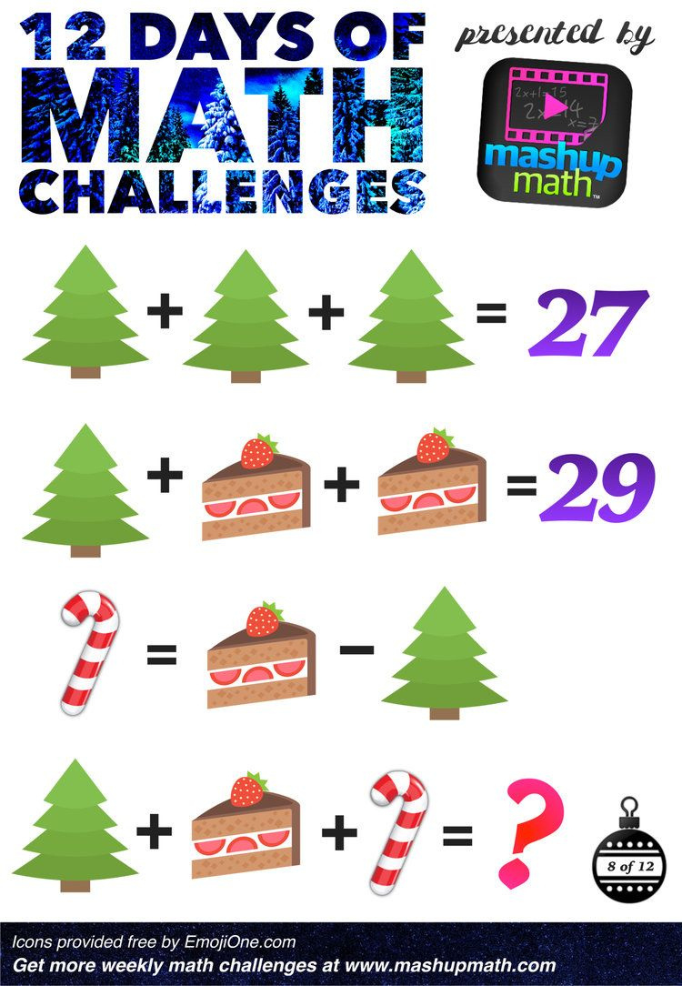 Christmas Math Logic Puzzles Cinched in Christmas Math Logic Puzzles