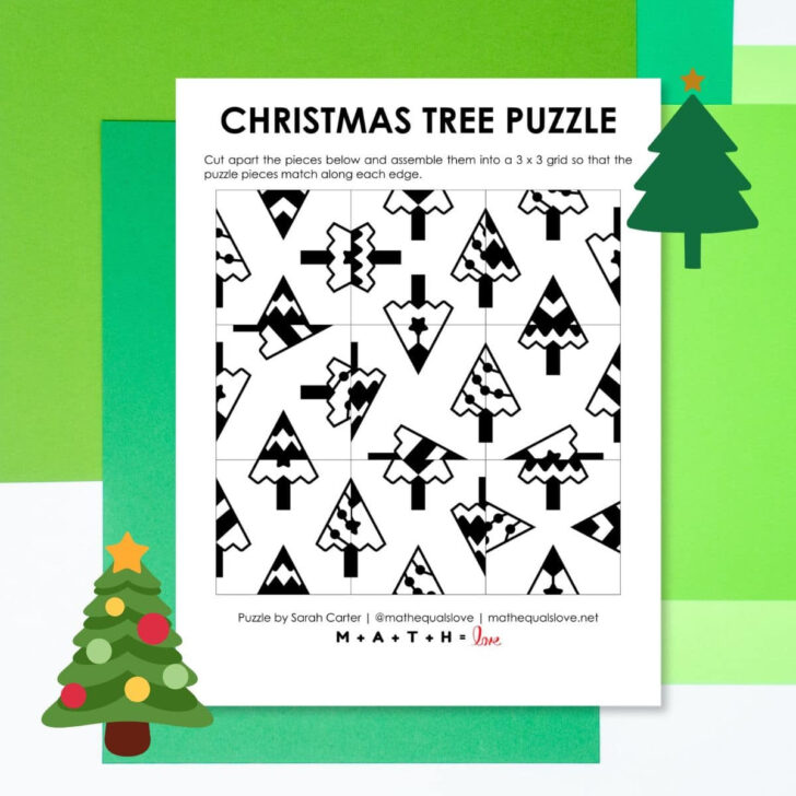 Christmas Logic Puzzles High School