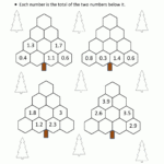 Christmas Math Worksheets (Harder) With Christmas Logic Puzzles Easy