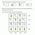 Christmas Math Worksheets In Christmas Math Logic Puzzles