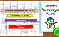 Christmas Maths Logic Puzzles | Teaching Resources intended for Christmas Logic Puzzles For Middle School Free