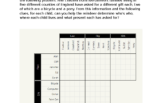 Christmas Presents Logic Puzzles - Christmas Presents Logic Puzzle regarding Christmas Present Logic Puzzles