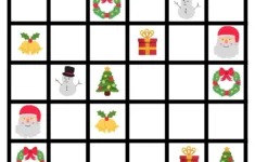 Christmas Sudoku Logical Reasoning Activity For Kids - Our Family Code with regard to Christmas Logic Puzzles Free Printable