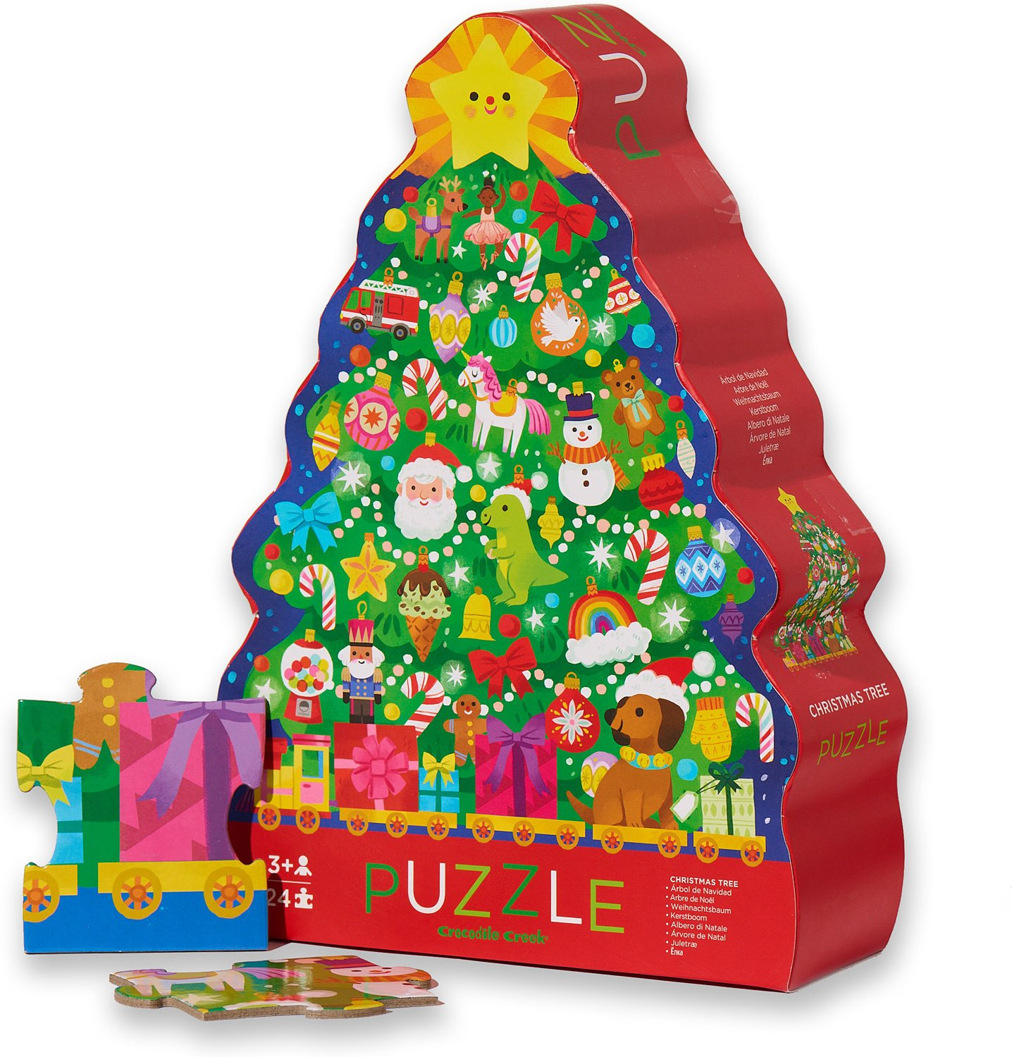 Christmas Tree 24 Pc Puzzle for Chemistry Christmas Tree Logic Puzzles