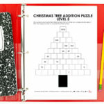 Christmas Tree Addition Puzzle Worksheets [Free Pdf] For Christmas Logic Puzzles For High School