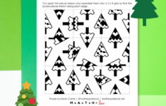 Christmas Tree Square Edge Matching Puzzle | Math = Love regarding Christmas Tree Logic Puzzles Answer Key