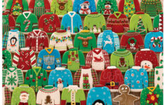 Cobble Hill Ugly Xmas Sweater Puzzle 1000Pcs - Puzzles Canada regarding Christmas Sweater Logic Puzzles