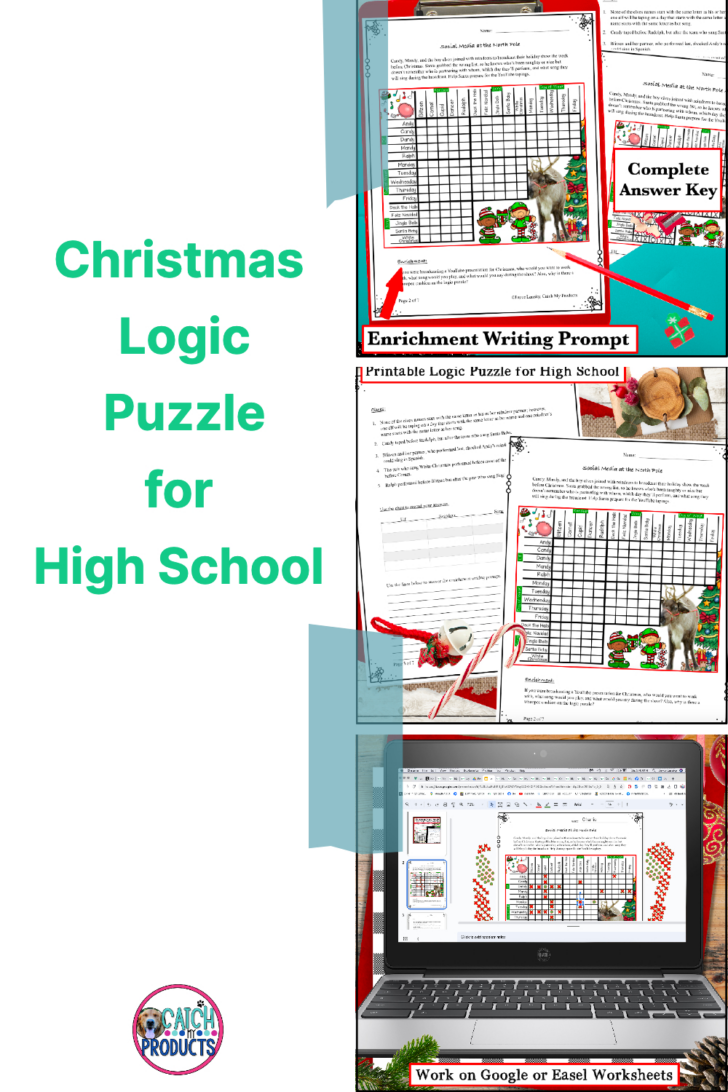 Christmas Dinner Logic Puzzles Answers