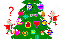Find Two Identical Toys In Christmas Tree. Logic Puzzle Game For with regard to Christmas Tree Logic Puzzles