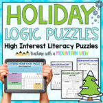 Holiday Reading Logic Puzzles Activities For Enrichment Within Christmas Vacation Logic Puzzles