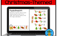 Math Logic Puzzle Activity For Christmas Brain Break - Classful with regard to Hard Christmas Logic Puzzles