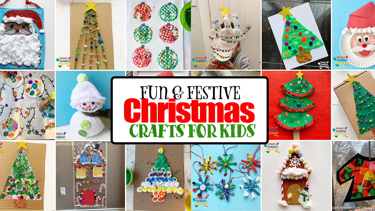 Really Easy Christmas Crafts For Kids - Happy Toddler Playtime inside Christmas Crafts Boutique Logic Puzzles