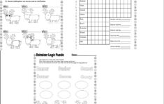 Reindeer Logic Puzzle Graph Reasoning Critical Thinking Skills for Christmas Logic Puzzles Reindeer