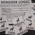 Reindeer Logic Puzzle | Math = Love Within Christmas Logic Puzzles Reindeer