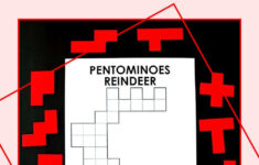 Reindeer Pentominoes Puzzle | Christmas Math Activities, Christmas within Easy Christmas Logic Puzzles