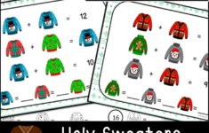 Ugly Sweater Sums To 20 Logic Puzzles inside Ugly Christmas Sweater Logic Puzzles Answer Key