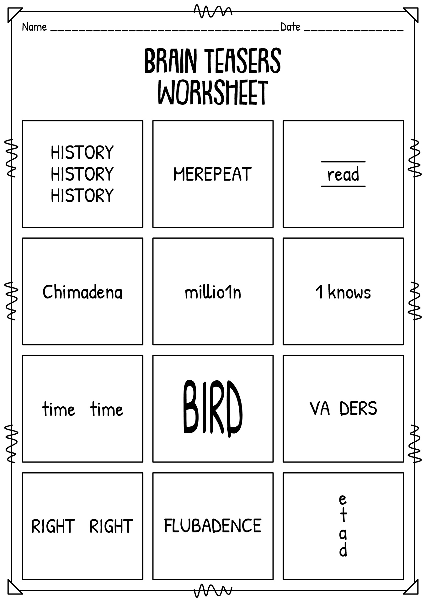 18 Brain Teasers Worksheets - Free Pdf At Worksheeto for Brain Teaser Printable Logic Puzzles For Adults