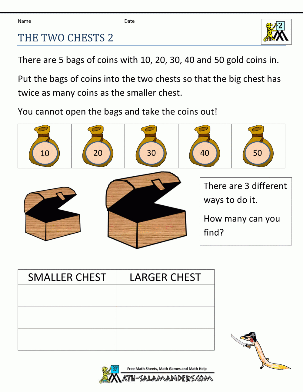 2Nd Grade Math Puzzles with Logic Puzzles 2Nd Grade Printable