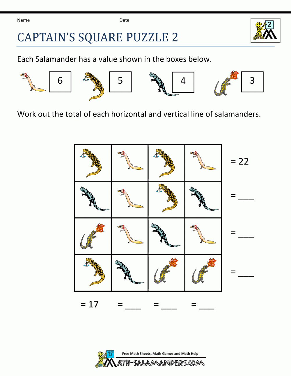 2Nd Grade Math Puzzles with regard to Logic Puzzles 2nd Grade Printable
