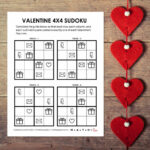 36 Free Valentine'S Day Activities & Logic Puzzles With Regard To Valentines Logic Puzzle Printable