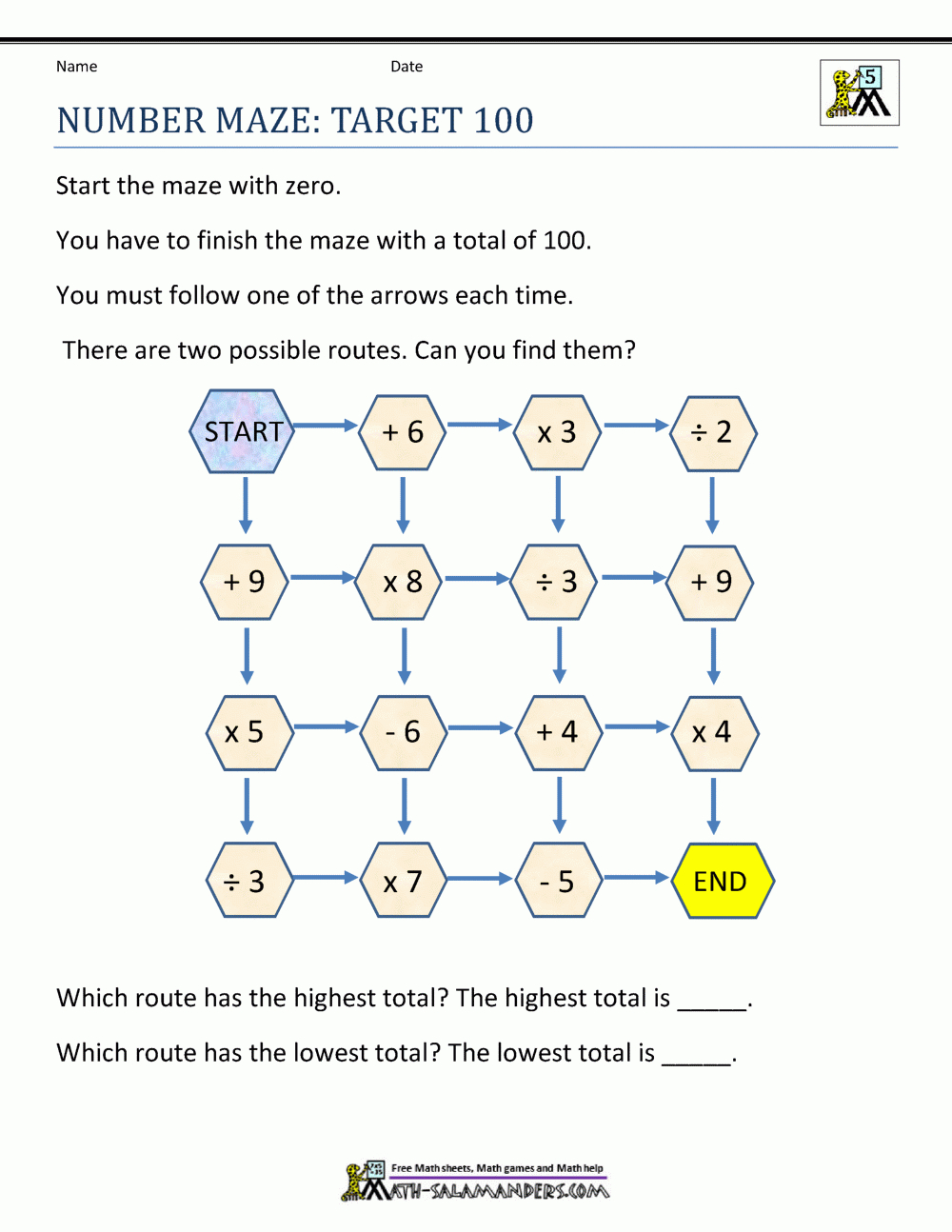 5Th Grade Math Puzzles within Printable Logic Puzzles 5Th Grade
