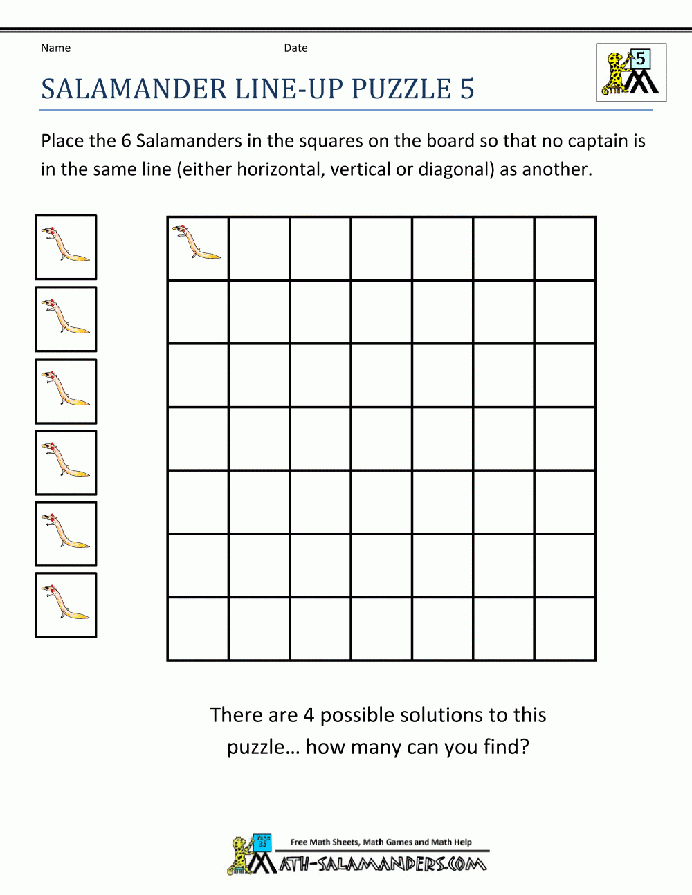 5Th Grade Math Puzzles - Worksheets Library within Printable Logic Puzzles 5th Grade