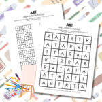 Art Area Division Logic Puzzles | Math = Love Throughout Visual Logic Puzzles Printable