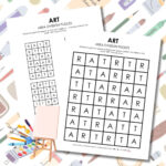 Art Area Division Logic Puzzles | Math = Love With Logic Art Puzzles Free Printable
