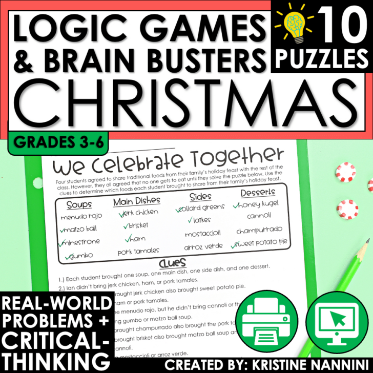 Christmas Deductive Reasoning Puzzle