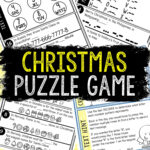 Christmas Puzzles For Kids   Printable Party Game – Kids Puzzles Throughout Christmas Dinner Aha Puzzles Answer Key